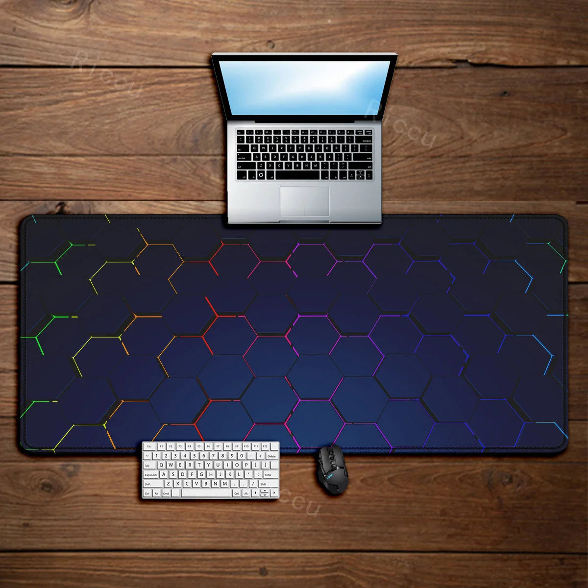 TechMatrix Pro XL Gaming Mousepad: Professional-Grade Precision with Stitched Edges